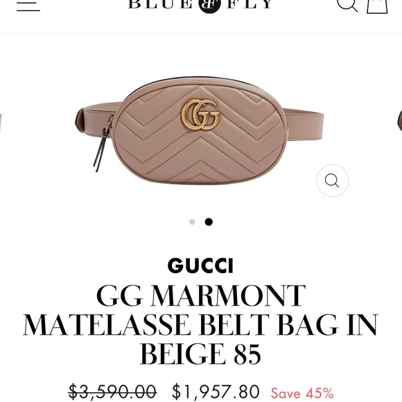NWT GUCCI GG Marmont Matelasse Women’s Belt Bag 💕 - Picture 2 of 16